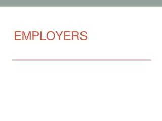 employers