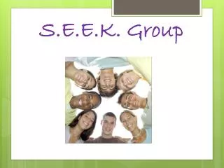 S.E.E.K. Group