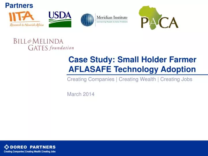 case study small holder farmer aflasafe technology adoption