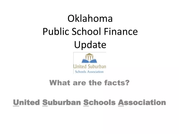 oklahoma public school finance update