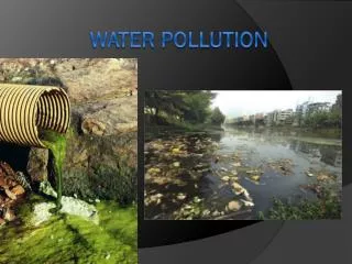 Water pollution