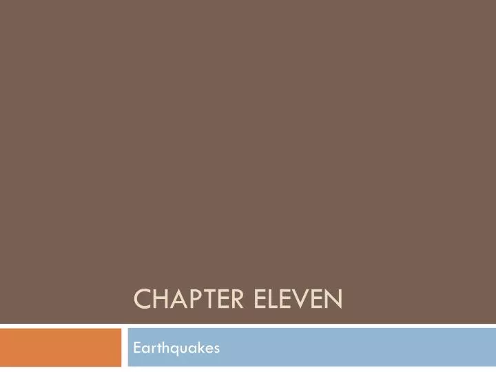 chapter eleven