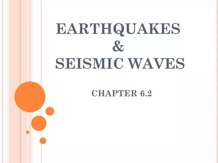 earthquakes seismic waves