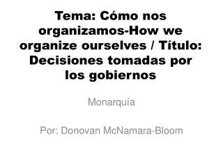 tema c mo nos organizamos how we organize ourselves t tulo decisiones tomadas por los gobiernos
