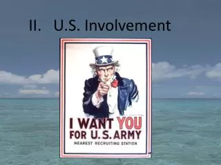 II. U.S. Involvement