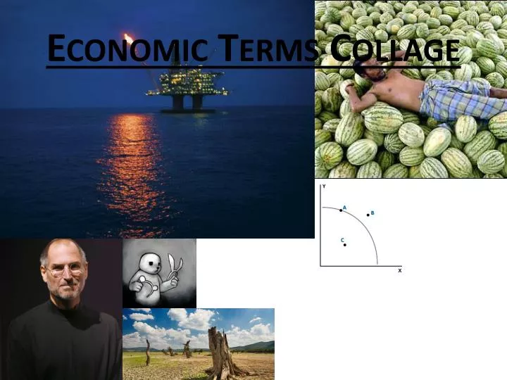 economic terms collage