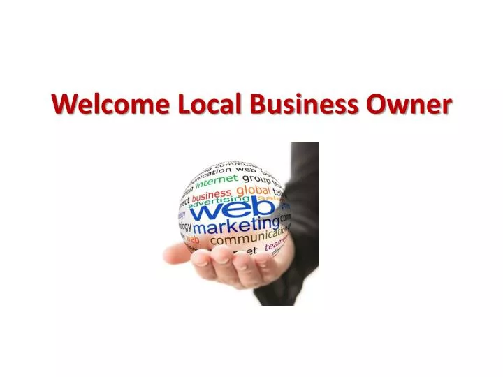 welcome local business owner