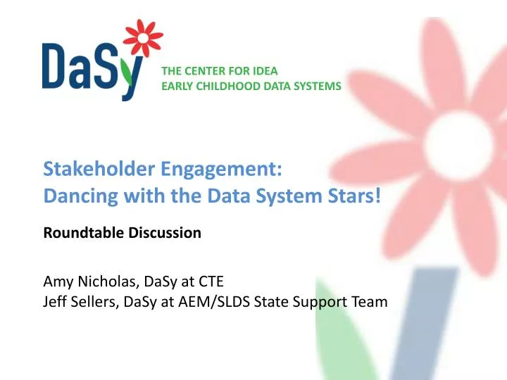 stakeholder engagement dancing with the data system stars