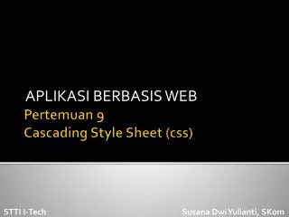 aplikasi berbasis web