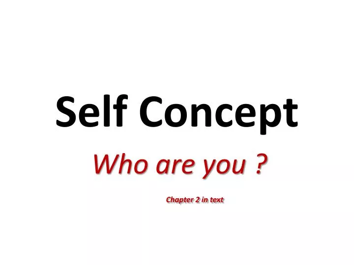 self concept