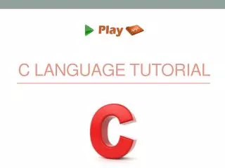 C Language Tutorial