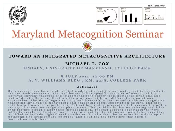 maryland metacognition seminar