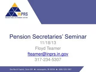 Pension Secretaries’ Seminar