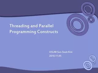 Threading and Parallel Programming Constructs
