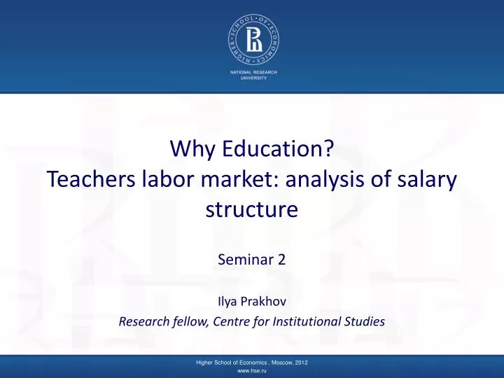 why education teachers labor market analysis of salary structure