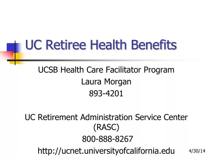 uc retiree health benefits