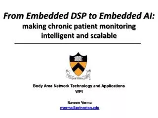From Embedded DSP to Embedded AI: making chronic patient monitoring intelligent and scalable