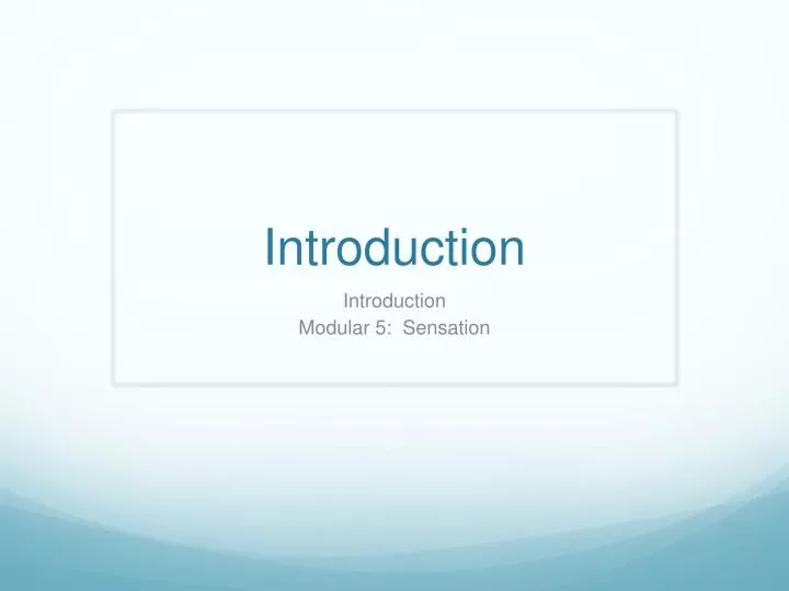 introduction