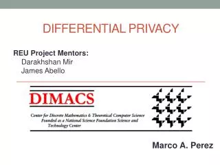 Differential Privacy