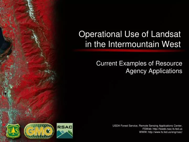 operational use of landsat in the intermountain west