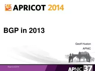 BGP in 2013