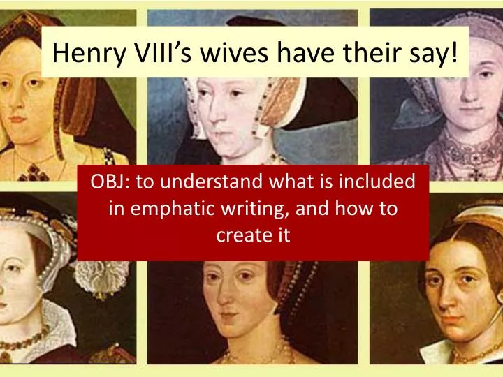 henry viii s wives have their say