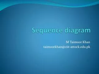 Sequence diagram