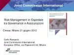Joint Commission International - slide 1