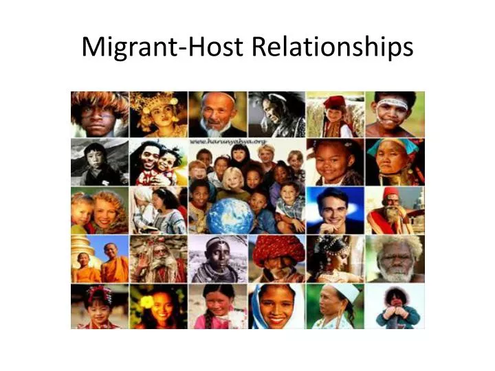 migrant host relationships