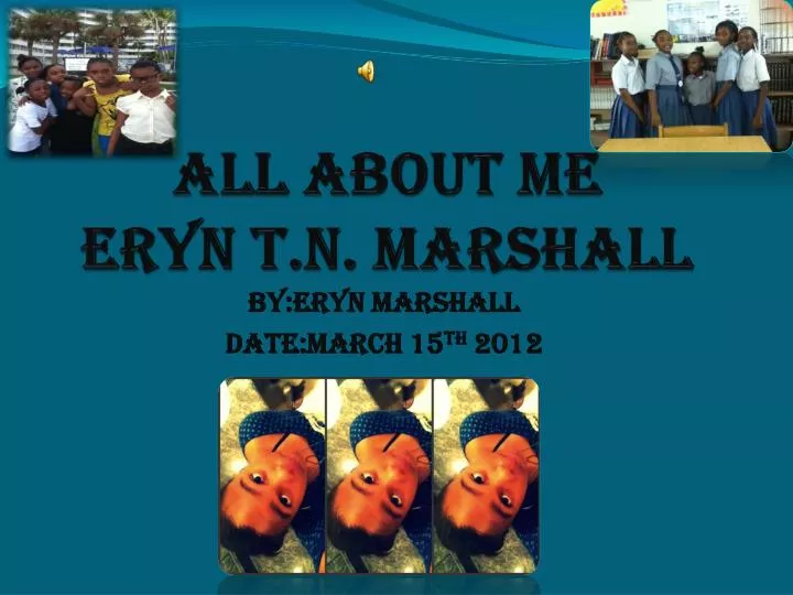 all about me eryn t n marshall