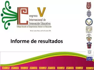 informe de resultados