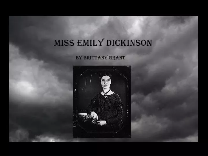 miss emily dickinson