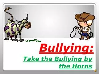 Bullying: