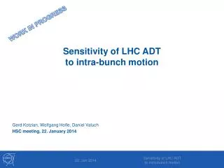 Sensitivity of LHC ADT to intra-bunch motion