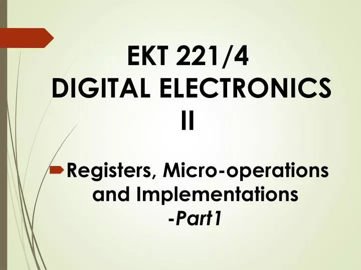 ekt 221 4 digital electronics ii
