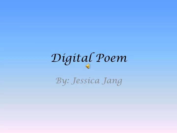 digital poem