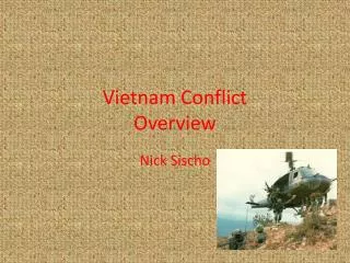 Vietnam Conflict Overview