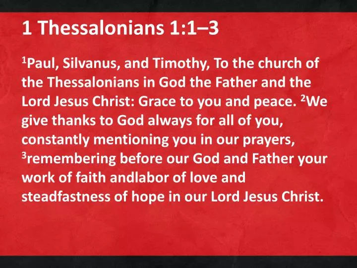 1 thessalonians 1 1 3