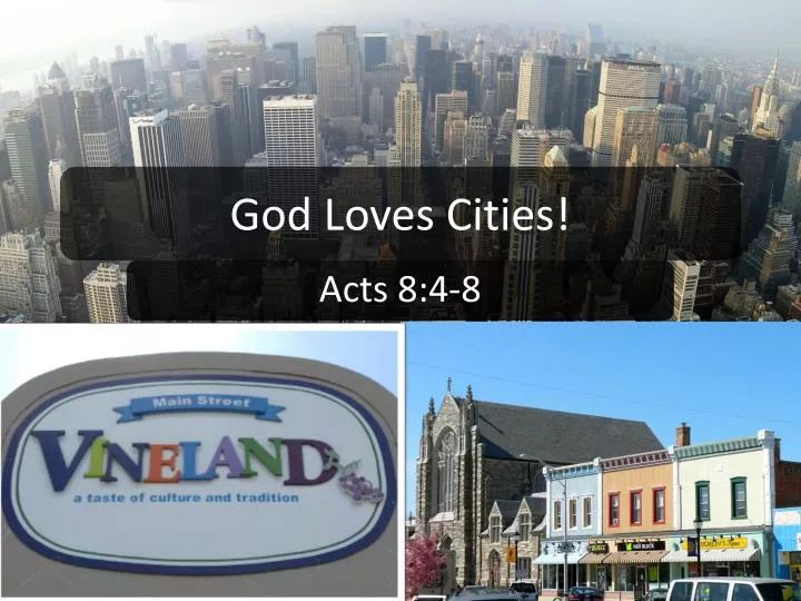 god loves cities