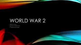 World War 2