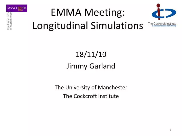 emma meeting longitudinal simulations