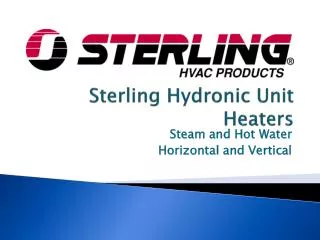 Sterling Hydronic Unit Heaters