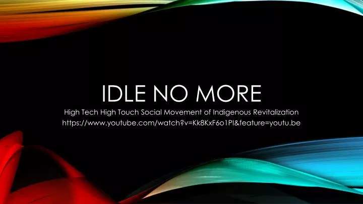 idle no more
