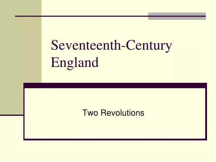 seventeenth century england