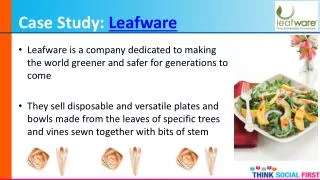 Case Study: Leafware