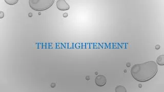 the enlightenment