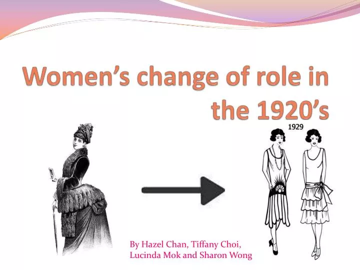 women s change of role in the 1920 s