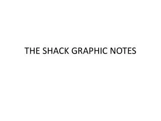 THE SHACK GRAPHIC NOTES