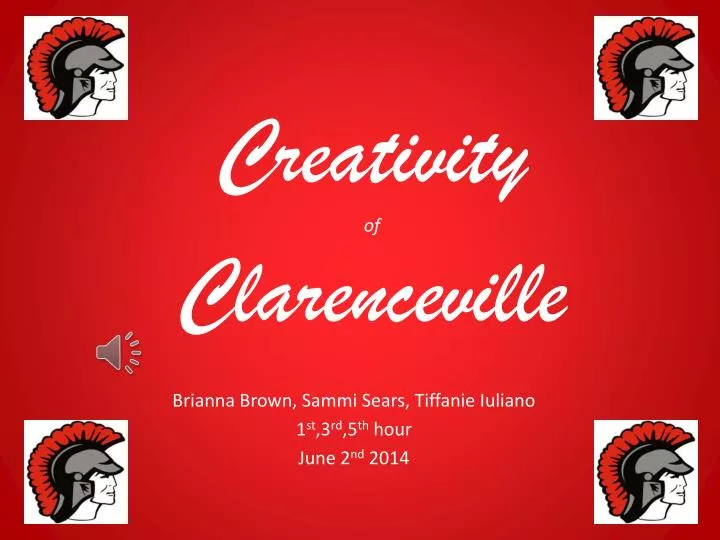 creativity o f clarenceville