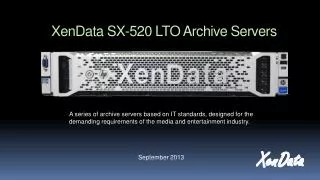 XenData SX-520 LTO Archive Servers
